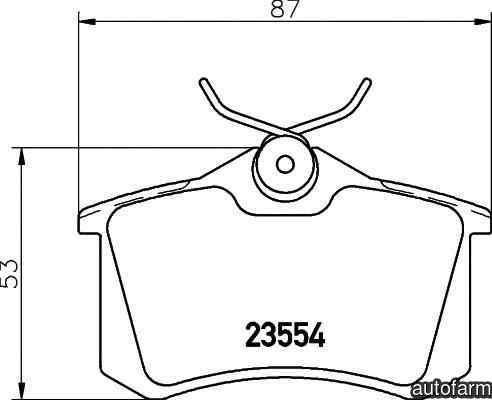 Set placute de frana RENAULT MEGANE II combi KM0/1 TEXTAR 2355406