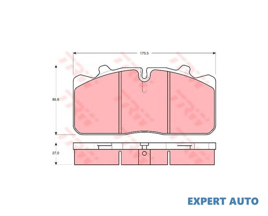 Set placute de frana Renault TRUCKS Midlum 2000-2016 #3 0252908826