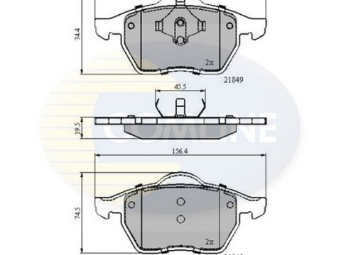 Set placute fata lpr pt audi A4,vw passat,golf 3