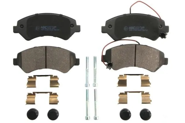 Set placute frana a 1-a axă conducătoare ABE PEUGEOT BOXER platou / sasiu 2006-2023 - C1F075ABE