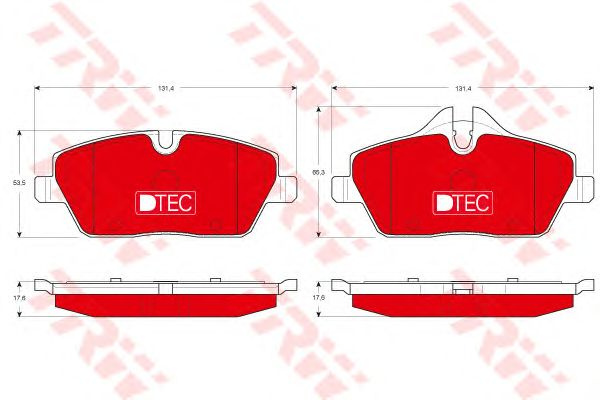 Set placute frana BMW 1 (E87) - Cod intern: W20012836 - LIVRARE DIN STOC in 24 ore!!!
