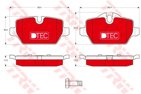 Set placute frana BMW 1 (F20) - Cod intern: W20012838 - LIVRARE DIN STOC in 24 ore!!!