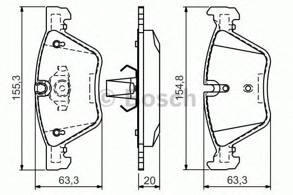 Set placute frana BMW 3 Cabriolet (E93) - Cod intern: W20276868 - LIVRARE DIN STOC in 24 ore!!!