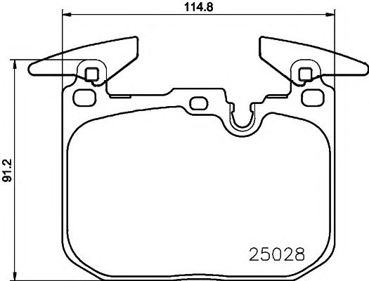 Set placute frana BMW 4 Gran Coupe (F36) - Cod intern: W20120822 - LIVRARE DIN STOC in 24 ore!!!