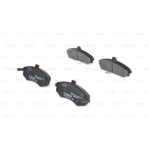Set placute frana Bosch 0986424810, parte montare 