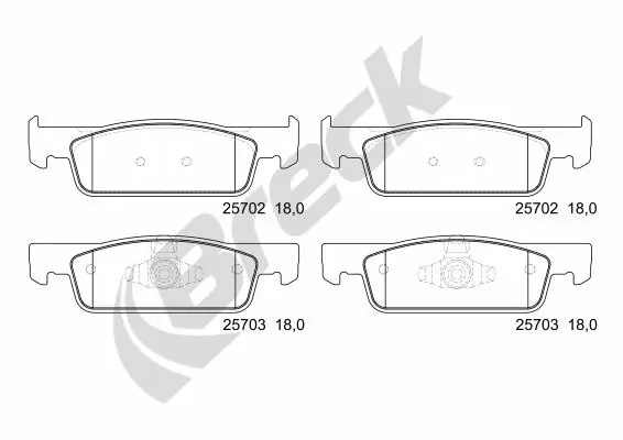 Set placute frana Break RENAULT CLIO IV (BH_) 2012