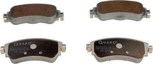 Set placute frana CITROËN C4 II (B7), Hatchback, 02.2009 - QUARO QP9562