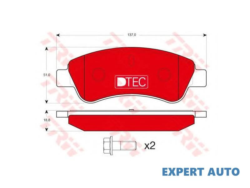 Set placute frana Citroen C3 II 2009-2016 #2 02523