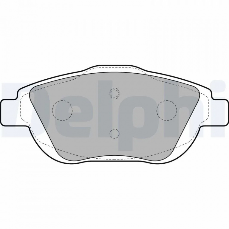 Set placute frana Delphi CITROËN C4 X (BD_, BE_, BF_) 2022-2025 - LP2164