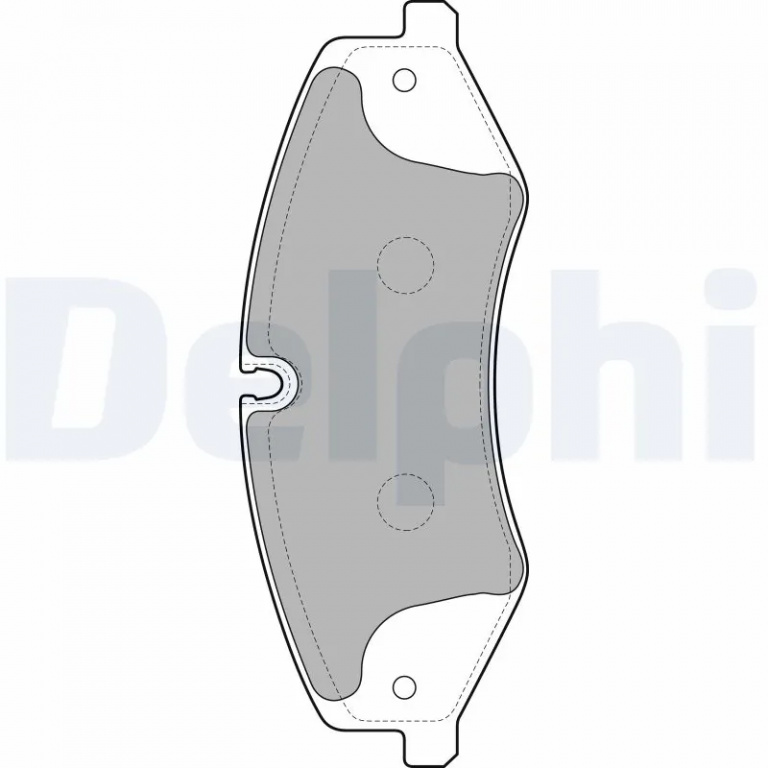 Set placute frana Delphi LAND ROVER DISCOVERY IV VAN (L319) 2011-2017 - LP2176