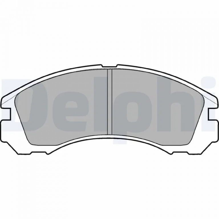 Set placute frana Delphi MITSUBISHI GALANT VII limuzina (E5_A, E7_A, E8_A) 1992-1996 - LP871