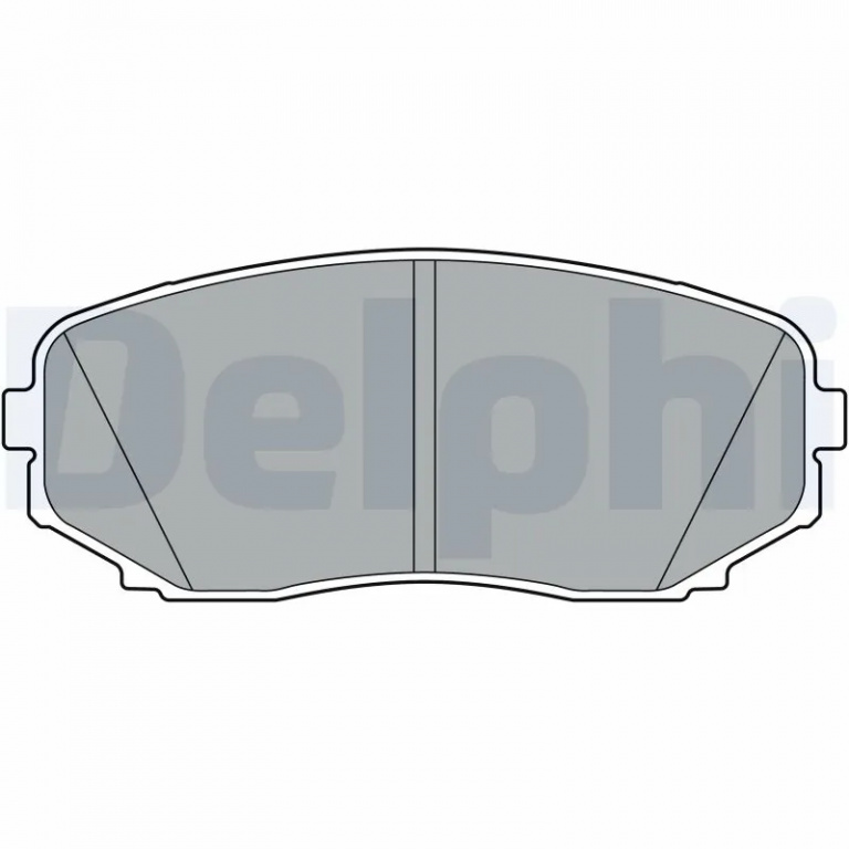 Set placute frana Delphi MITSUBISHI PAJERO SPORT III (KS_) 2015-2020 - LP3399