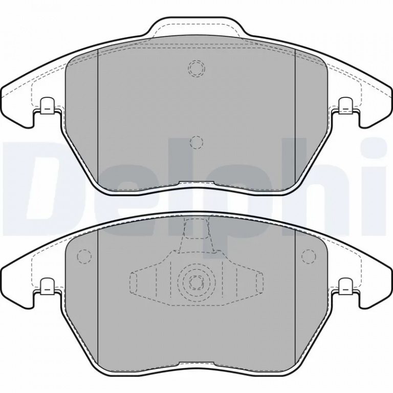 Set placute frana Delphi PEUGEOT 307 SW (3H) 2002-2009 - LP1898