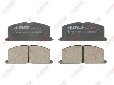 Set placute frana fata abe pt mazda 626 4, toyota 