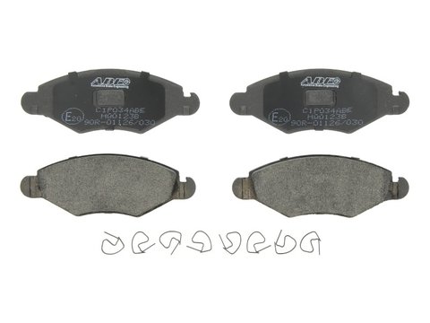 Set placute frana fata abe pt peugeot 206