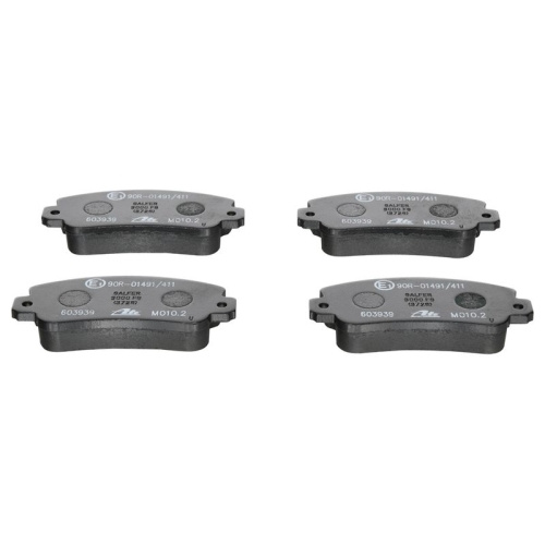 Set placute frana fata ATE, Fiat Panda 1980-2004, Uno, 1983-2013, Seat Ibiza I (021a), 06.1984-12.93, Malaga, 11.1984-12.93, Marbella 1986-1999, Terra 1987-1996, Fata, puntea fata, Sistem de franare : hidraulic