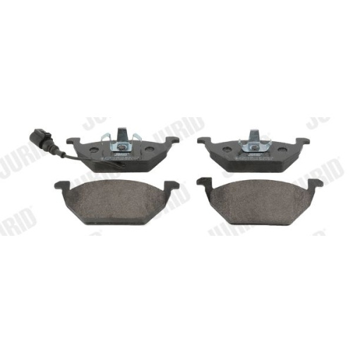 Set placute frana fata Audi A2 (8Z), A3 (8L), Seat Altea (5P), Leon (1M), Skoda Fabia (5J), Octavia 2 (1Z), Yeti (5L), VW Bora (1J), Caddy 3 (2K), Golf 4 (1J), Golf 5 (1K), Golf 6 (5K), Jetta 4 (162), Polo (9N), Jurid, 1J0698151F