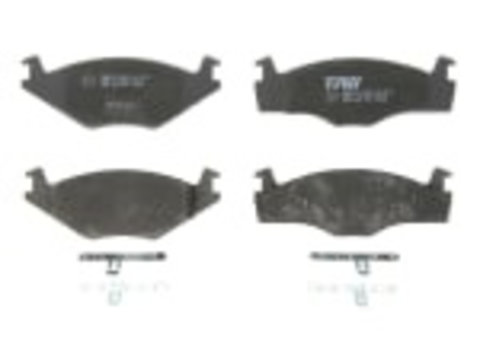 Set placute frana fata (cu suplimente) SEAT CORDOBA IBIZA II TOLEDO I VW CADDY I GOLF I GOLF II GOLF III JETTA I JETTA II PASSAT SANTANA SCIROCCO VENTO 1.3-1.9 08.75-10.02 TRW GDB454