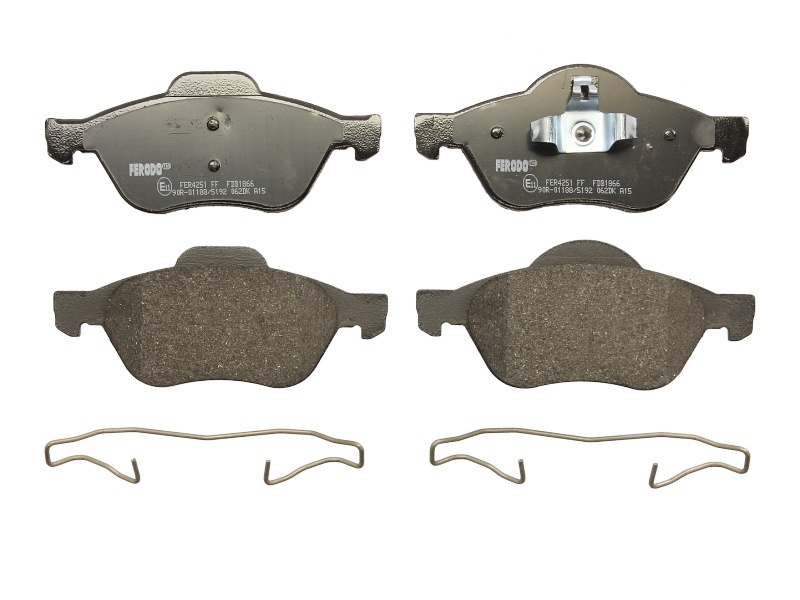 Set placute frana fata ferodo pt renault clio 3,megane 2,scenic 2 dupa 2003-