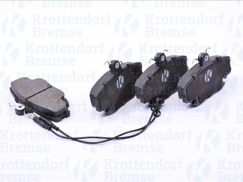 Set placute frana fata krottendorf pt dacia logan 1,sandero 1, peugeot 309