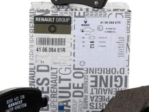Set Placute Frana Fata original Renault Megane 4 2015 410608481R SAN24998