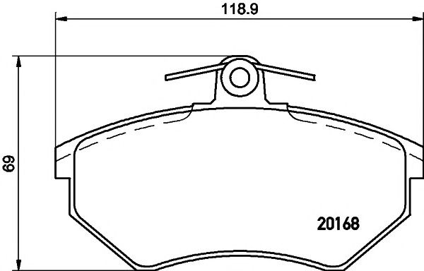 Set placute frana fata pentru VW NEW BEETLE Cabriolet (1Y7) MAXGEAR: 19-0504