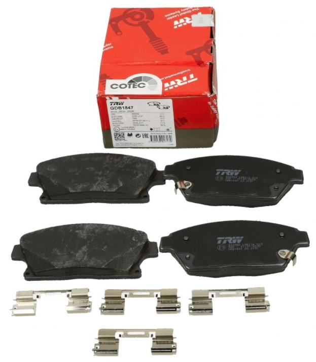 Set Placute Frana Fata Trw Opel Zafira C 2011→ GDB1847
