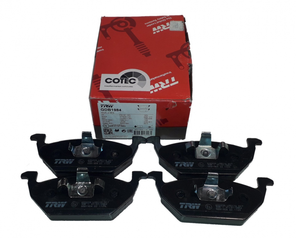 Set Placute Frana Fata Trw Seat Ibiza 4 2008→ GDB1984