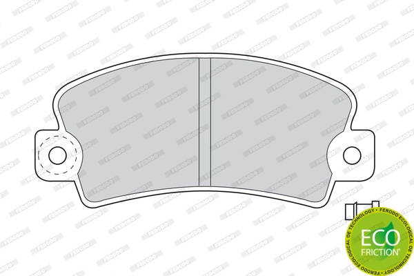 Set placute frana Ferodo DACIA 1310 comb