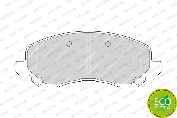 Set placute frana Ferodo MITSUBISHI LANCER VII (CS_A, CT_A) 2000-2013 - FDB1621