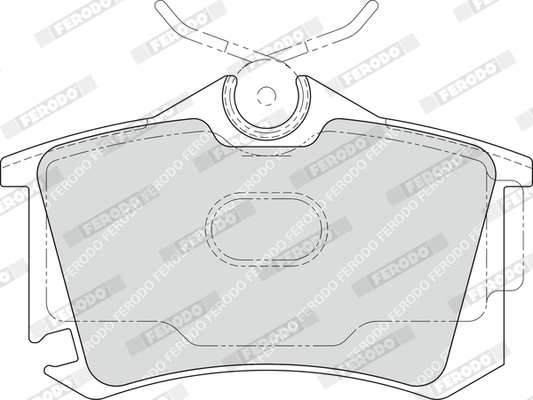 Set placute frana Ferodo SEAT CORDOBA VARIO caroserie inchisa/combi (6K5) 2000-2002 - FDB1637