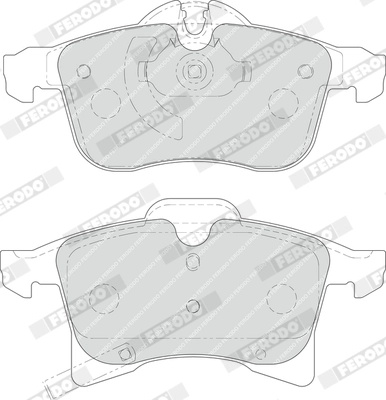 Set placute frana Ferodo VAUXHALL MERIVA