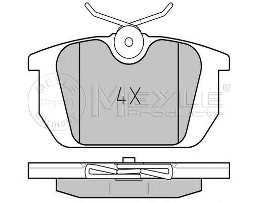 Set placute frana FIAT PUNTO (176) - Cod intern: W20120443 - LIVRARE DIN STOC in 24 ore!!!