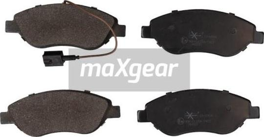 Set placute frana FIAT STILO (192_) Hatchback, 10.2001 - 11.2010 Maxgear 19-0904