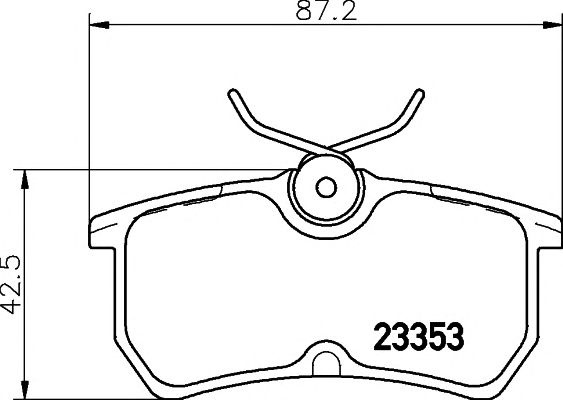 Set placute frana FORD FIESTA VI - Cod intern: W20059323 - LIVRARE DIN STOC in 24 ore!!!