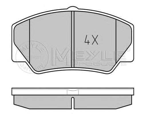 Set placute frana FORD TRANSIT Van (T_ _) - Cod intern: W20120446 - LIVRARE DIN STOC in 24 ore!!!