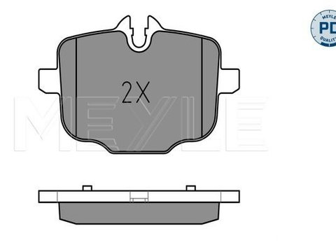 Set placute frana frana disc 025 247 0318 PD MEYLE pentru Bmw Seria 5 Bmw Seria 6 Bmw Seria 7