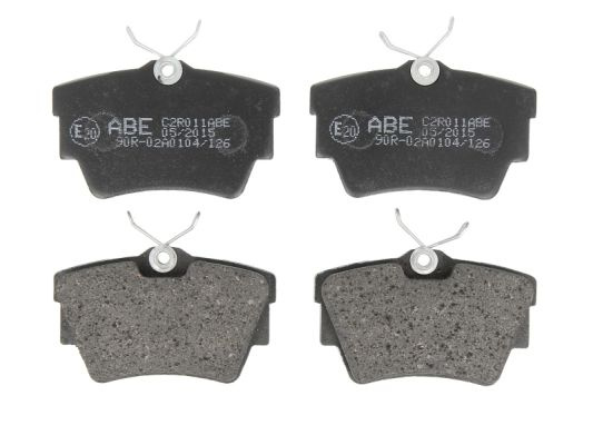 Set placute frana,frana disc ABE C2R011ABE montare puntea spate pentru RENAULT TRAFIC II platou / sasiu (EL) 2001 2002 2003 2004 2005 2006 2007 2008 2009 2010 2011 2012