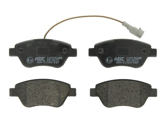 Set placute frana,frana disc ABE montare punte fata C1F036ABE model FIAT PUNTO EVO (199_) 2008 2009 2010 2011 2012 2013 2014 2015 2016 2017 2018 2019