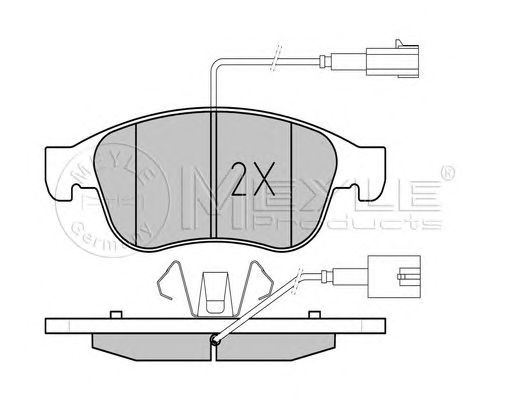 Set placute frana, frana disc ALFA GIULIETTA 1,4-1,6 10- - Cod intern: W20120259 - LIVRARE DIN STOC in 24 ore!!!