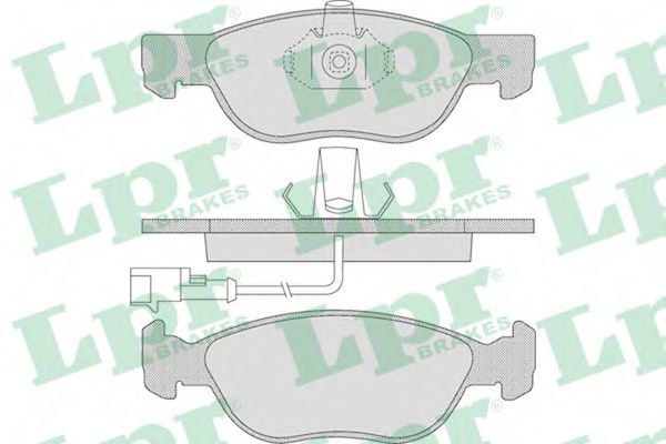 Set placute frana,frana disc ALFA ROMEO 145 (930) (1994 - 2001) LPR 05P646 piesa NOUA