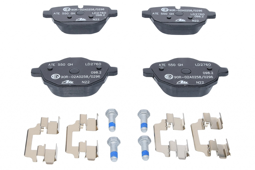 set placute frana,frana disc ATE 13.0470