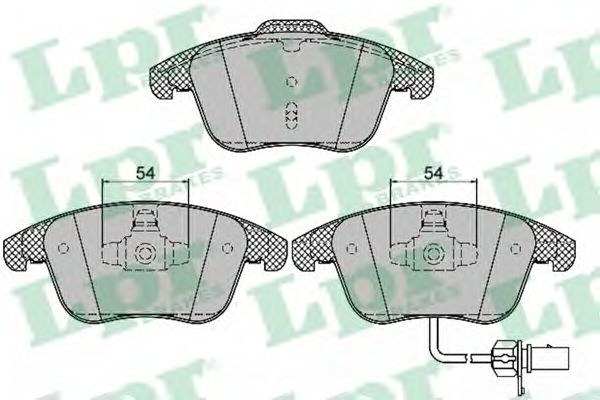 Set placute frana,frana disc AUDI A4 Avant (8K5, B8) (2007 - 2015) LPR 05P1391 piesa NOUA