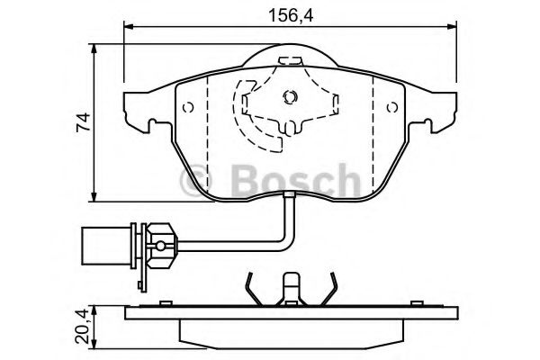 Set placute frana,frana disc AUDI A4 Cabriolet (8H