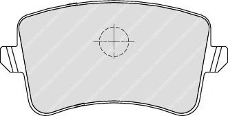 Set placute frana,frana disc AUDI A5 (8T3) (2007 - 2016) FERODO FDB4050