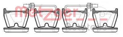 Set placute frana,frana disc AUDI A6 limuzina (4B2, C5), AUDI A6 Avant (4B5, C5), AUDI A4 Cabriolet (8H7, B6, 8HE, B7) - METZGER 0896.02