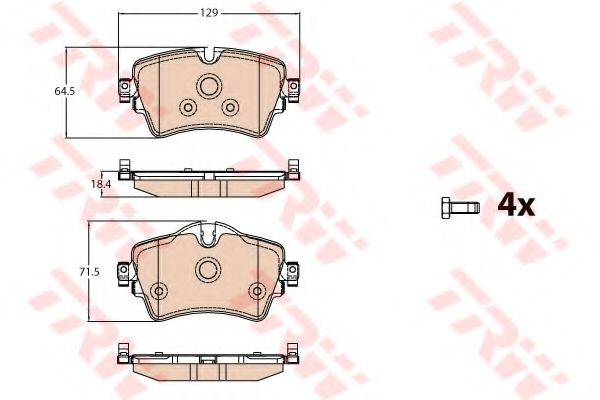 Set placute frana,frana disc BMW 2 Gran Tourer (F4