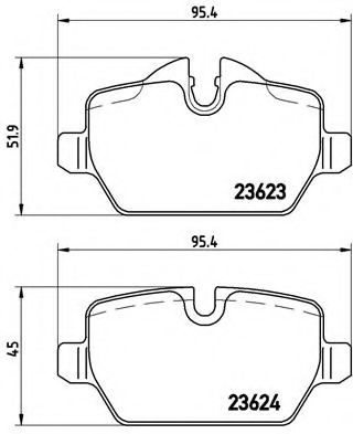 Set placute frana,frana disc BMW 3 cupe (E92) (200