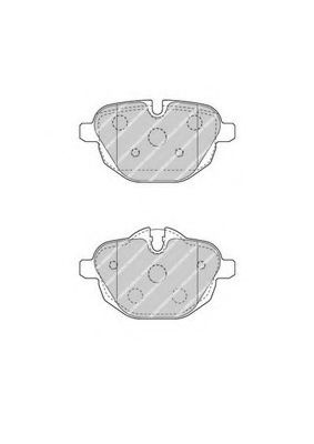 Set placute frana,frana disc BMW 5 (F10, F18) (2009 - 2016) FERODO FDB4376