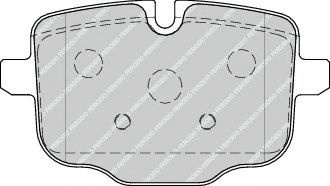 Set placute frana,frana disc BMW 6 Gran Coupe (F06) (2011 - 2016) FERODO FDB4381